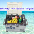 Hot sale DC 12V Fridges 24v Freezer Solar refrigerator 42L minibar battery powered mini refrigerator